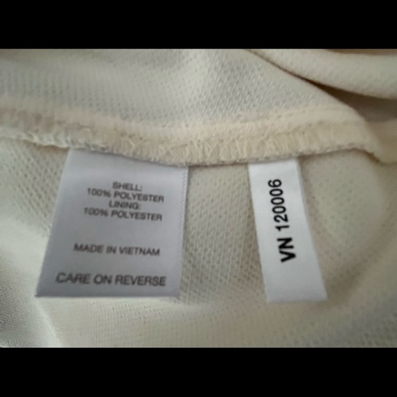 EVA MENDES FOR NEW YORK & COMPANY IVORY RUFFLE WAIST SKIRT WITH SLIT SIZE 8 NWT - Picture 7 of 8